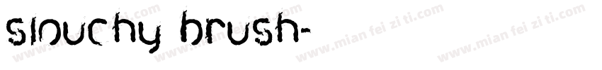 slouchy brush字体转换